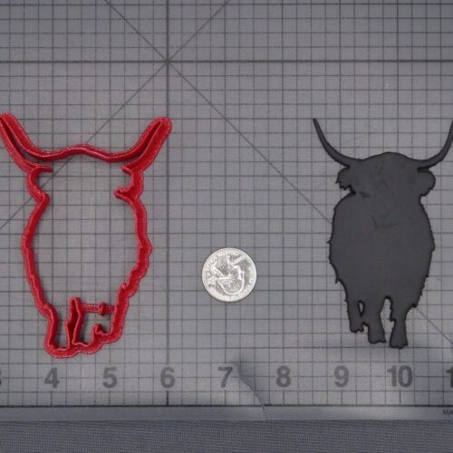 Highland Cow Body 266-L275 Cookie Cutter