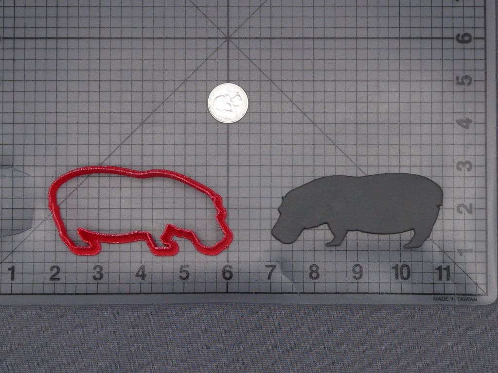 Hippo Body 266-L276 Cookie Cutter Set