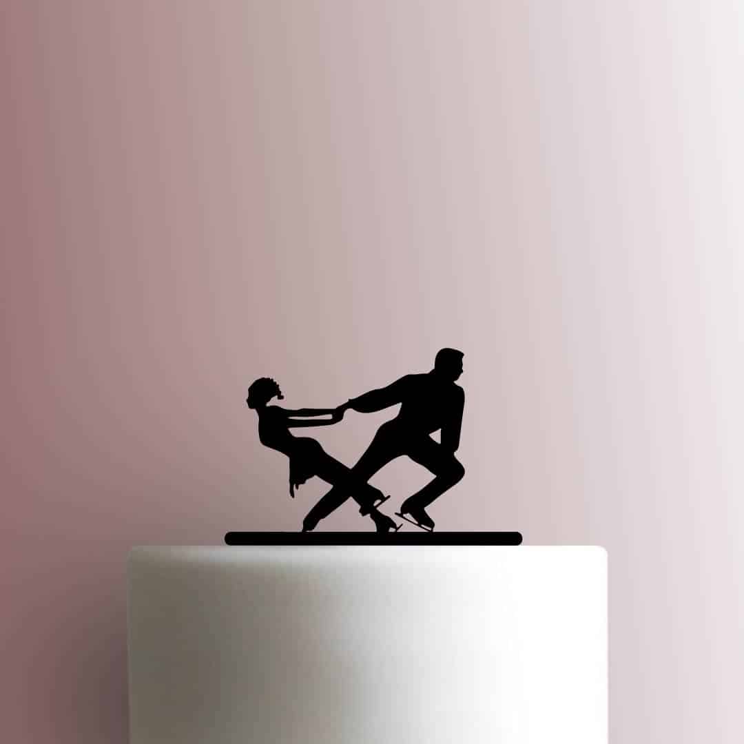 Ice Skaters 225-C006 Cake Topper