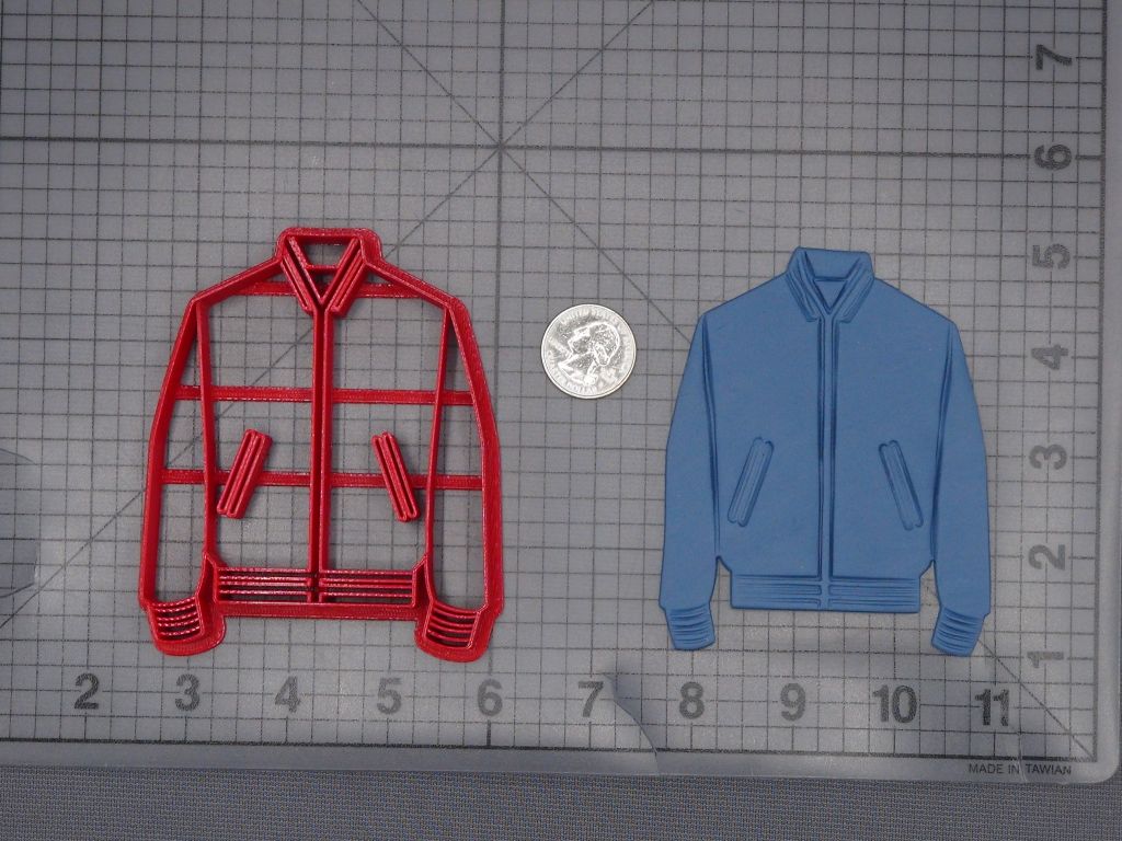 Letterman Jacket 266-L255 Cookie Cutter