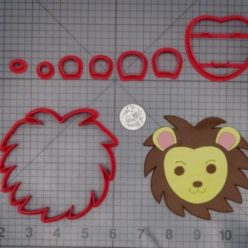 Lion Head 266-L241 Cookie Cutter Set