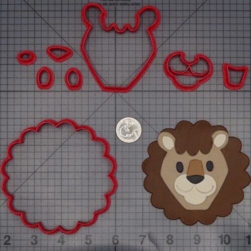 Lion Head 266-L299 Cookie Cutter Set