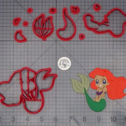 Little Mermaid - Ariel Body 266-L368 Cookie Cutter Set