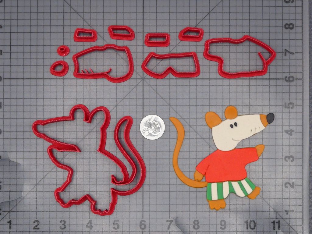 Macy Mouse Body 266-L391 Cookie Cutter Set