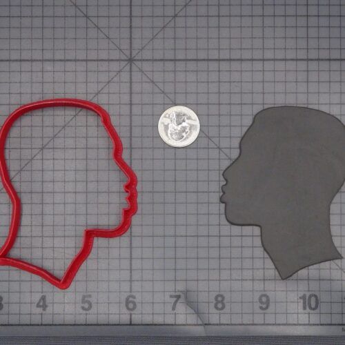 Man Head 266-L324 Cookie Cutter Silhouette