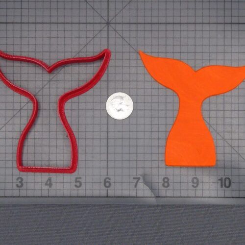 Mermaid Tail 266-L325 Cookie Cutter Silhouette