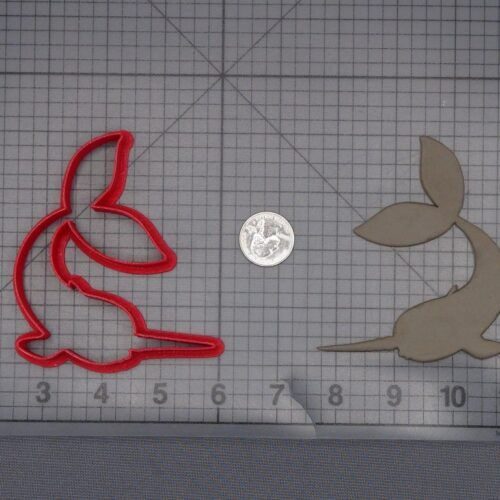 Narwhal 266-L285 Cookie Cutter Silhouette