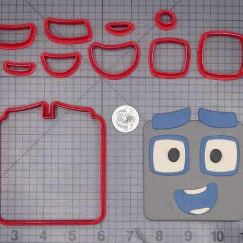 Numberblock Adventures - Nine Head 266-L369 Cookie Cutter Set