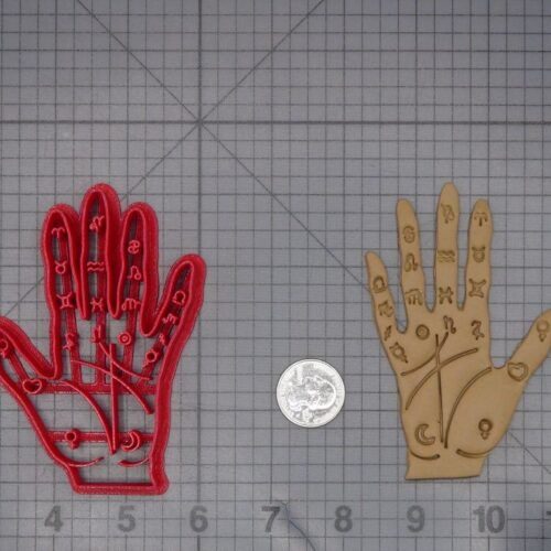 Palmistry Hand Zodiac 266-L148 Cookie Cutter