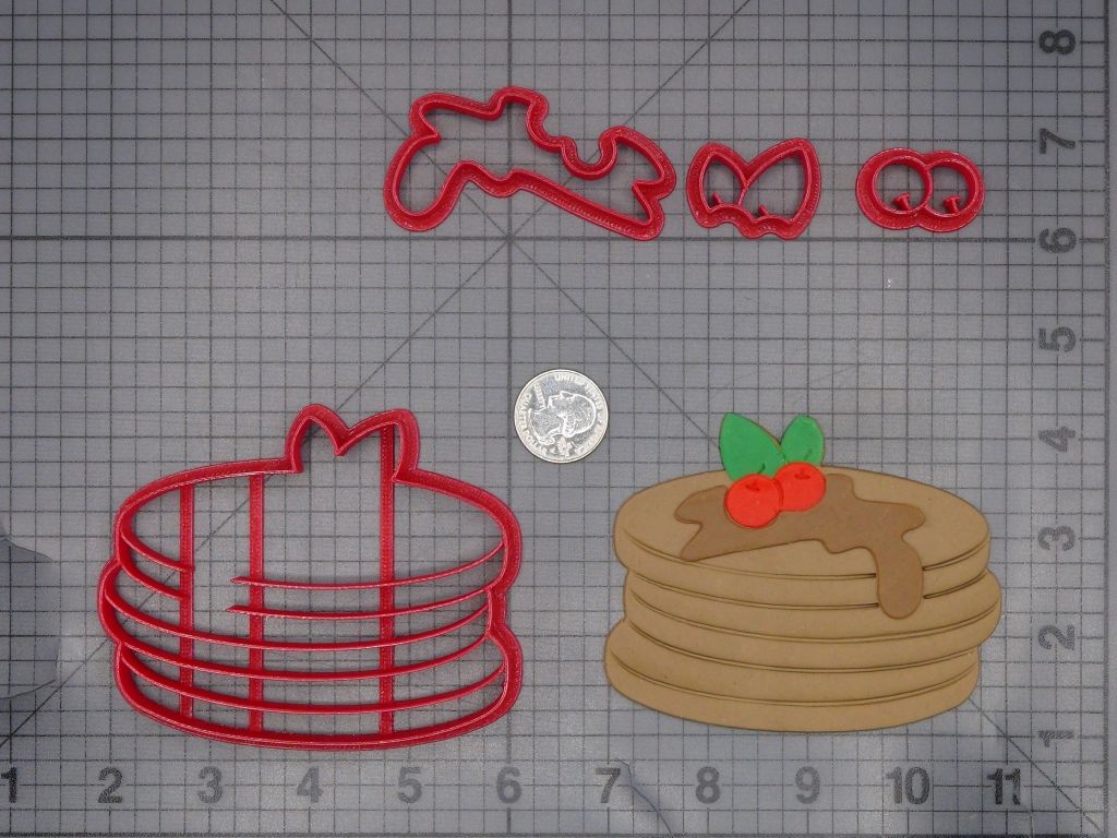 Pancakes 266-L242 Cookie Cutter Set