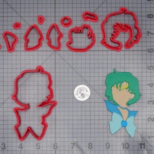 Sailor Moon - Mercury 266-L367 Cookie Cutter Set