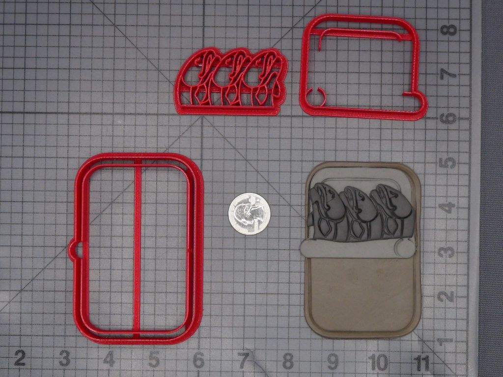 Sardines Fish 266-L363 Cookie Cutter Set