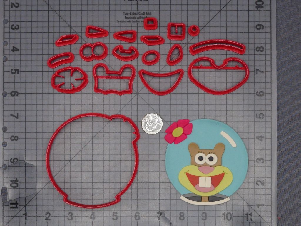 Spongebob Squarepants - Sandy Head 266-L304 Cookie Cutter Set