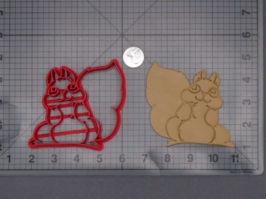 Squirrel Body 266-L254 Cookie Cutter