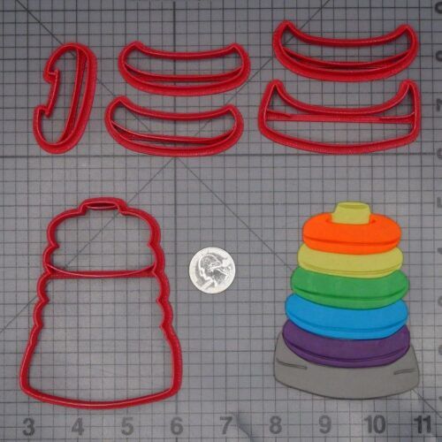 Stacked Rings 266-L358 Cookie Cutter Set