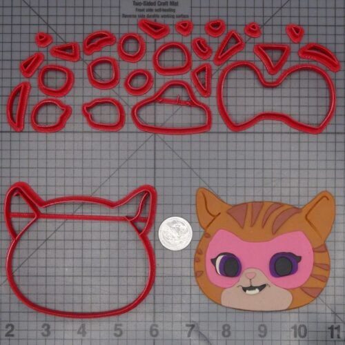 Super Kitties - Ginny Head 266-L303 Cookie Cutter Set