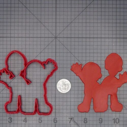 Super Mario and Luigi Body 266-L280 Cookie Cutter Silhouette