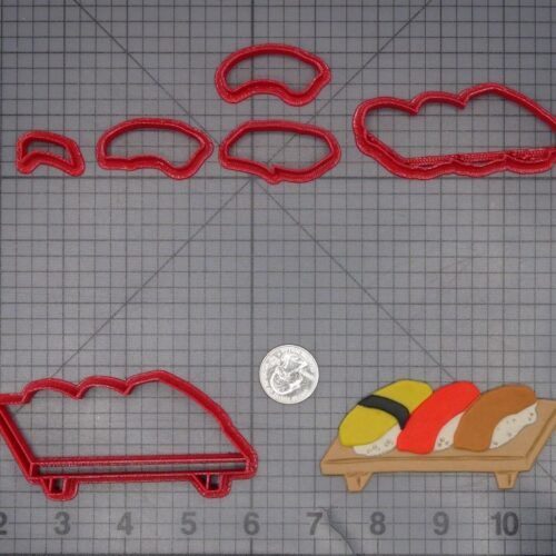Sushi Tray 266-L245 Cookie Cutter Set