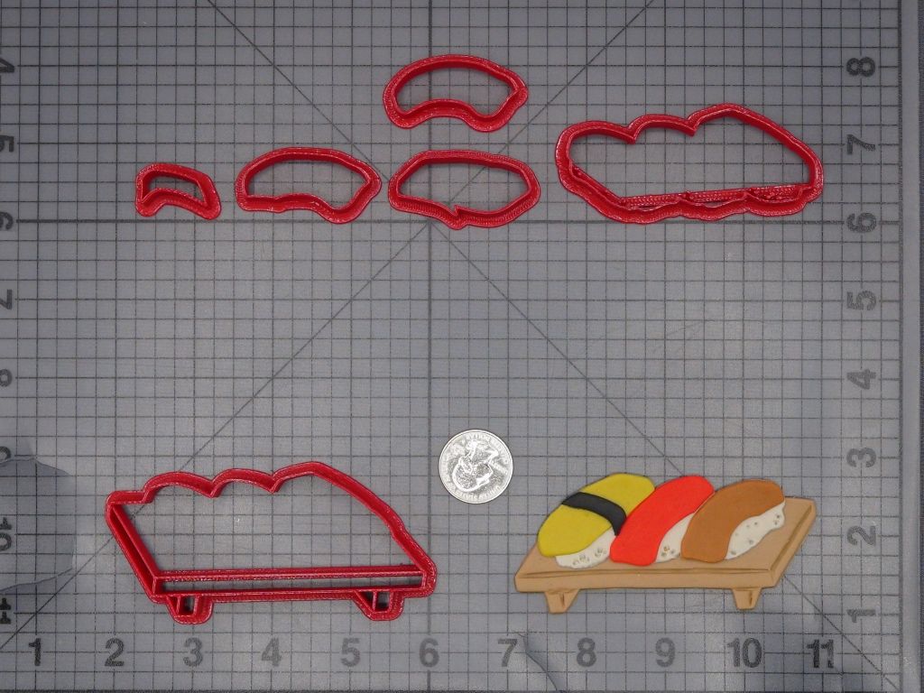 Sushi Tray 266-L245 Cookie Cutter Set