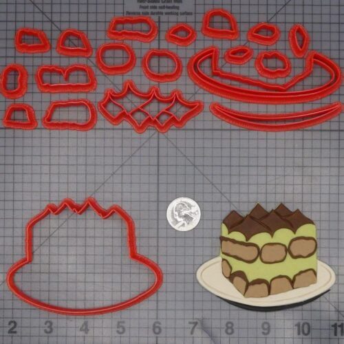 Tiramisu Cake 266-L359 Cookie Cutter Set
