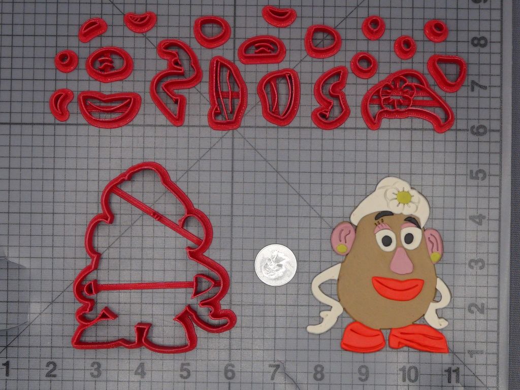 Toy Story - Mrs Potato Body 266-L342 Cookie Cutter Set