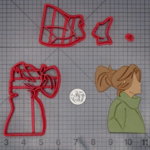 Woman in Sweater 266-L270 Cookie Cutter Set