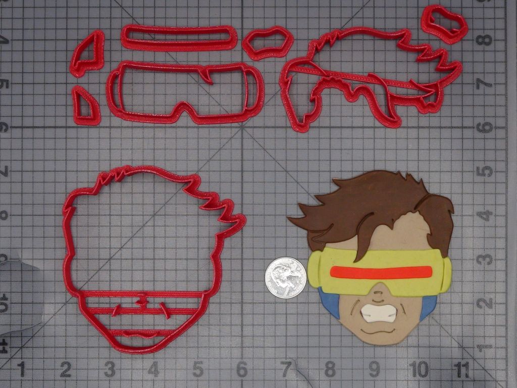 X Men - Cyclops Head 266-L302 Cookie Cutter Set