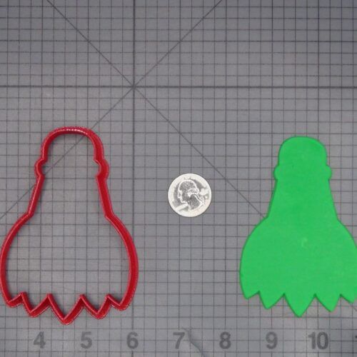 Badminton Birdie 266-L347 Cookie Cutter Silhouette