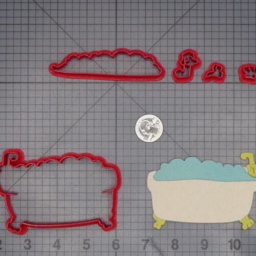 Bathtub 266-L431 Cookie Cutter Set