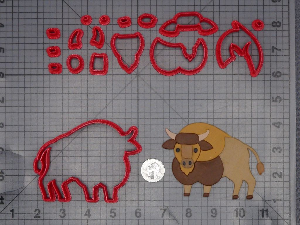 Buffalo Body 266-L407 Cookie Cutter Set