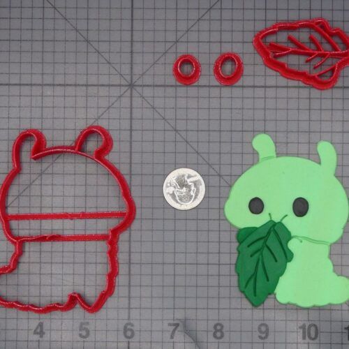 Caterpillar Eating Leaf 266-L336 Cookie Cutter Set