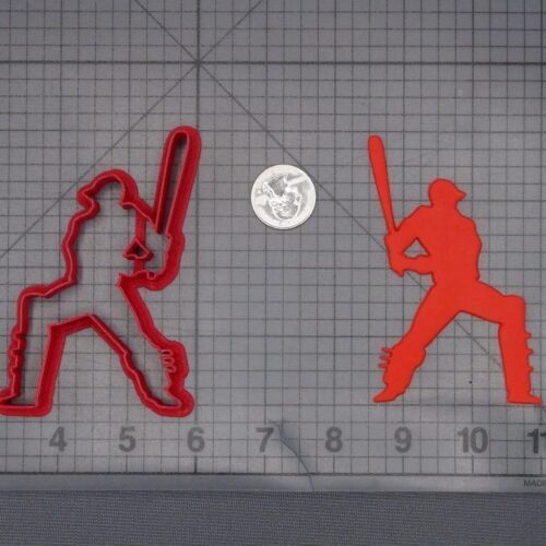 Cricket Player 266-L401 Cookie Cutter