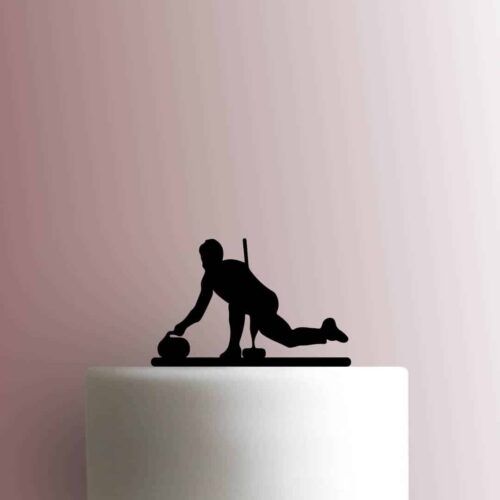 Curling Sport 225-C045 Cake Topper