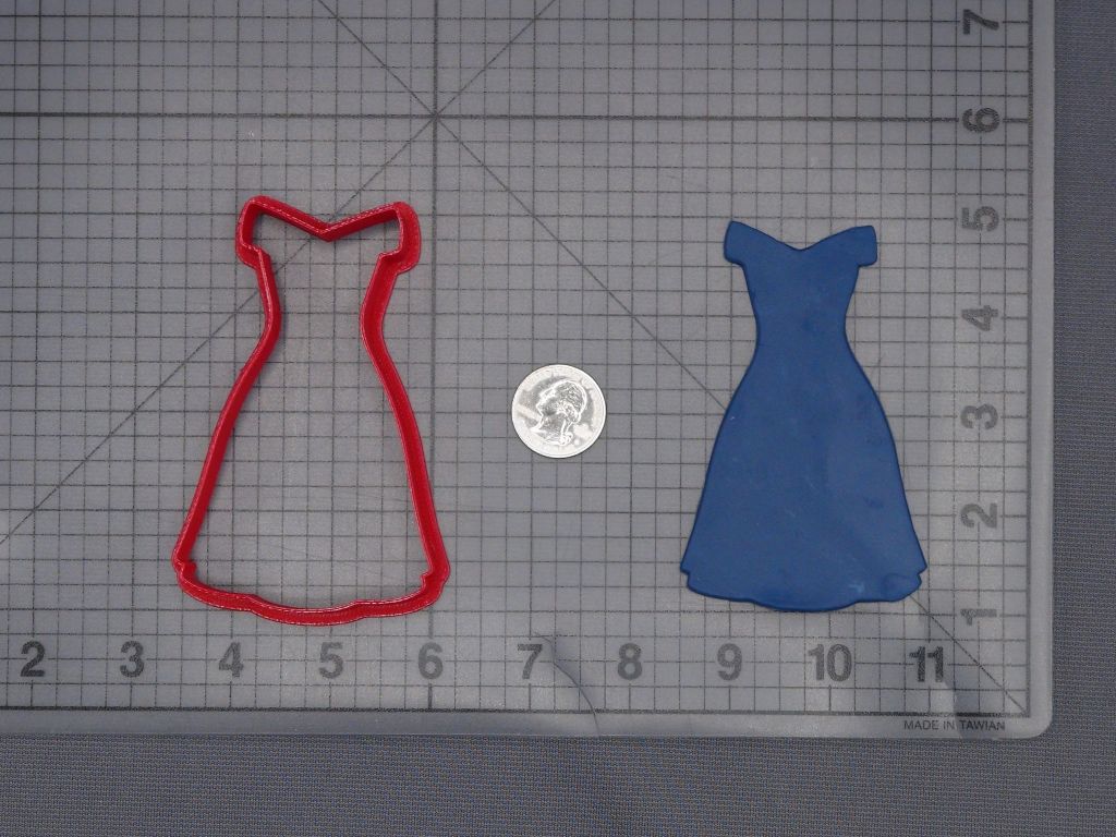 Dress 266-L402 Cookie Cutter Silhouette