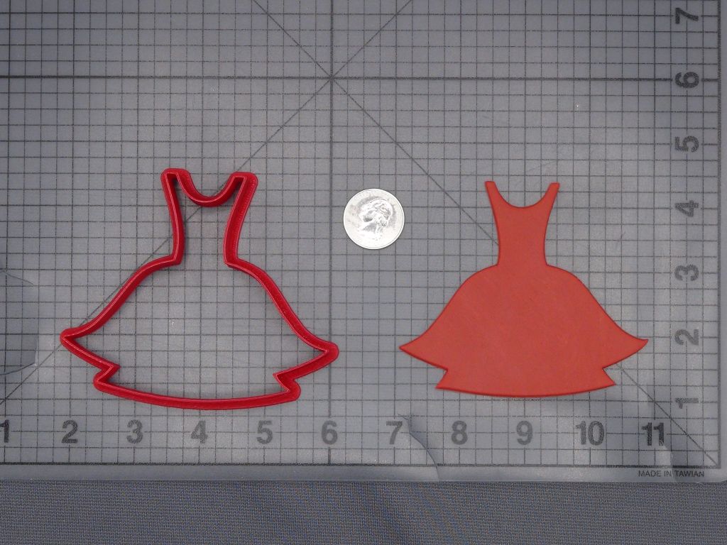 Dress 266-L422 Cookie Cutter Silhouette