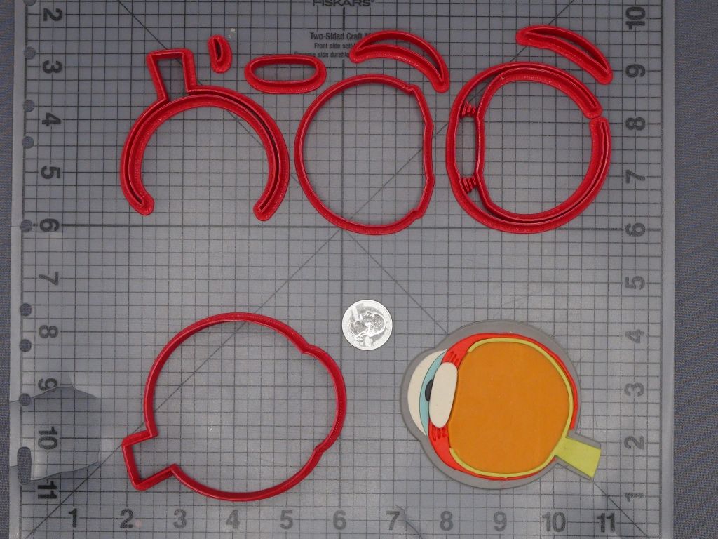 Human Eye Ball 266-L415 Cookie Cutter Set