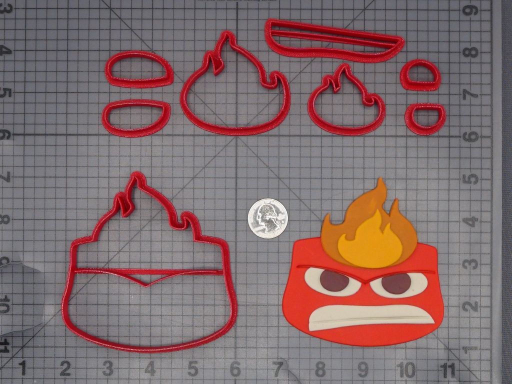 Inside Out - Anger Head 266-L417 Cookie Cutter Set