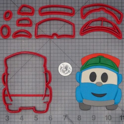 Leo the Truck 266-L418 Cookie Cutter Set