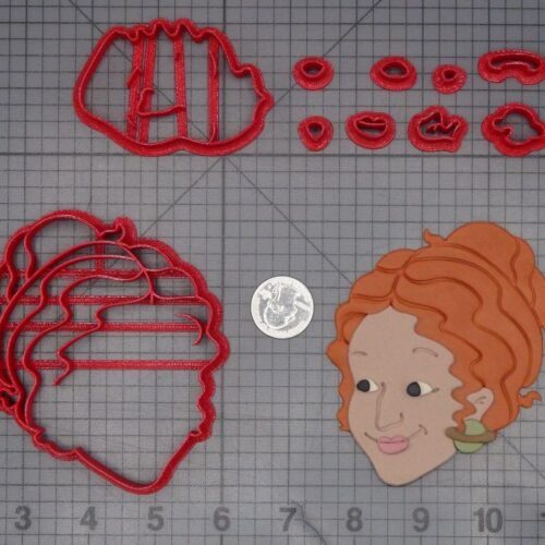 Magic School Bus - Miss Frizzle Head 266-L419 Cookie Cutter Set
