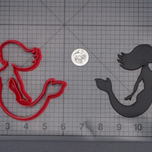 Mermaid 266-L403 Cookie Cutter Silhouette