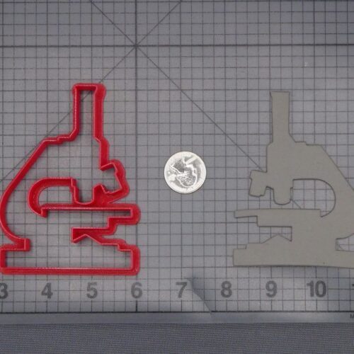 Microscope 266-L404 Cookie Cutter Silhouette