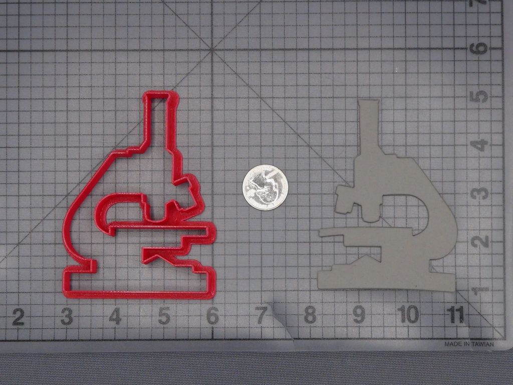 Microscope 266-L404 Cookie Cutter Silhouette