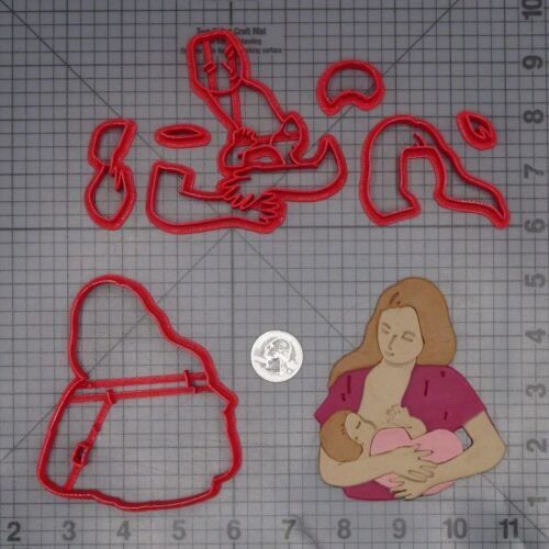 Mother Breastfeeding 266-L384 Cookie Cutter Set