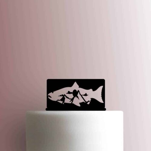 Mountain Fish 225-C084 Cake Topper