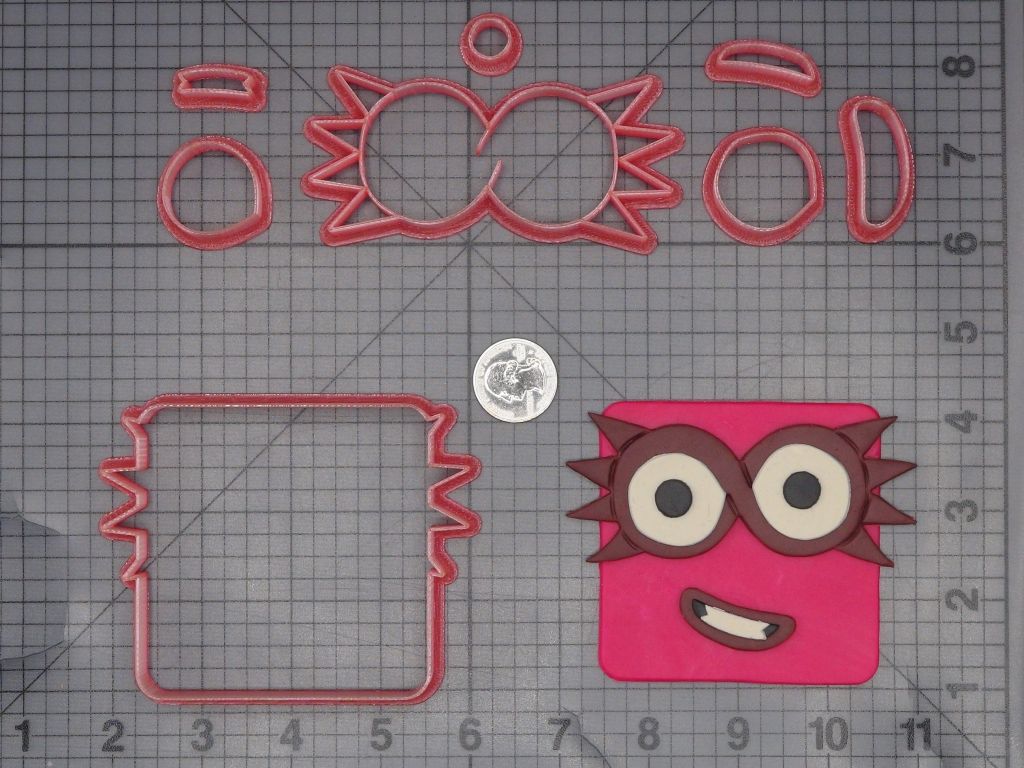 Numberblock Adventures - Eight Head 266-L420 Cookie Cutter Set