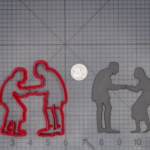 Old People Dancing 266-L375 Cookie Cutter