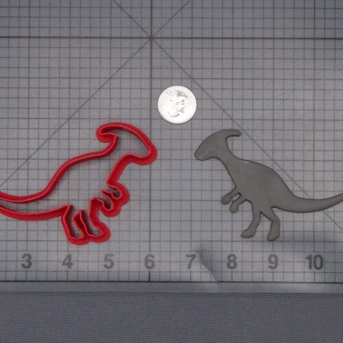 Parasaurolophus Dinosaur 266-L350 Cookie Cutter Silhouette