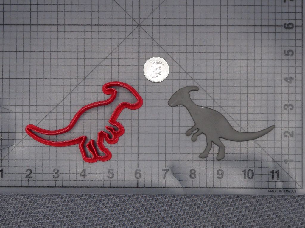 Parasaurolophus Dinosaur 266-L350 Cookie Cutter Silhouette