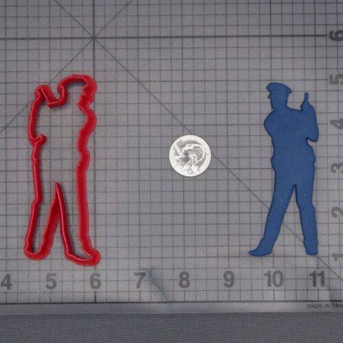 Police Officer Body 266-L425 Cookie Cutter Silhouette