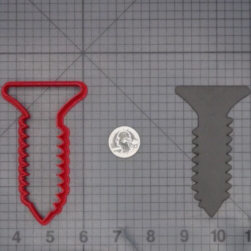 Screw 266-L430 Cookie Cutter Silhouette